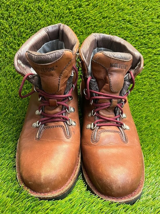 Wolverine Mens Size 12 Brown Classic Outdoor Working Leather Lace Up Boots main image 4